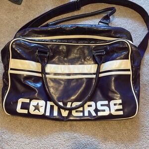 Converse vintage duffel messenger bag old school piping Y2K gym